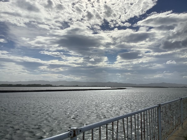 北岸からの鳥の海 北岸からの鳥の海