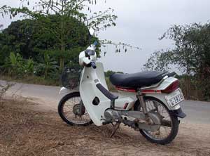 このバイクに3ケツして走りました